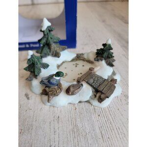 Heartland valley duck pond village accessory vintage Xmas